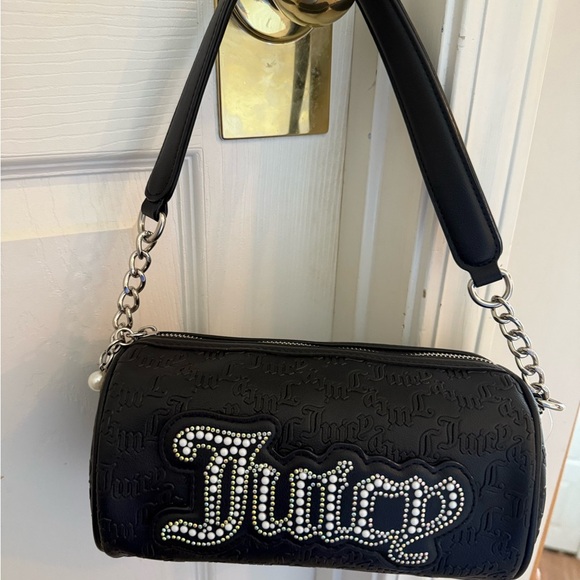 NWT Juicy Couture String of Pearls Roll Bag - Picture 4 of 13